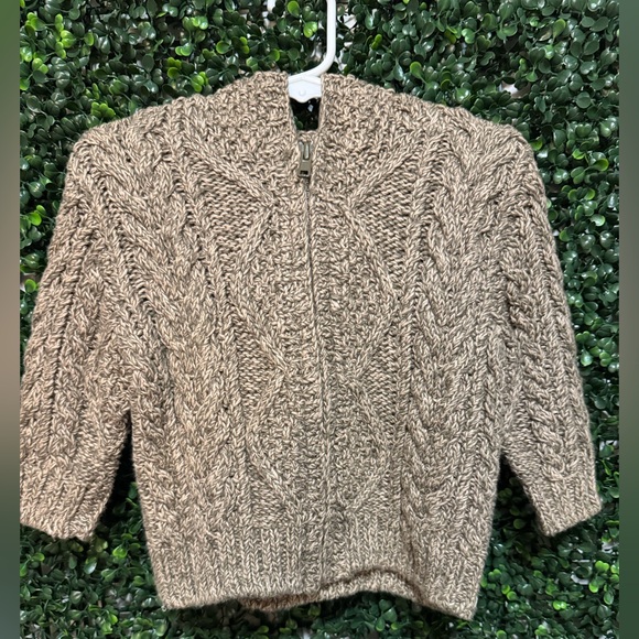 Gymboree Other - GYMBOREE BABY BOY'S FULL ZIP HOODED CABLE KNIT SWEATER